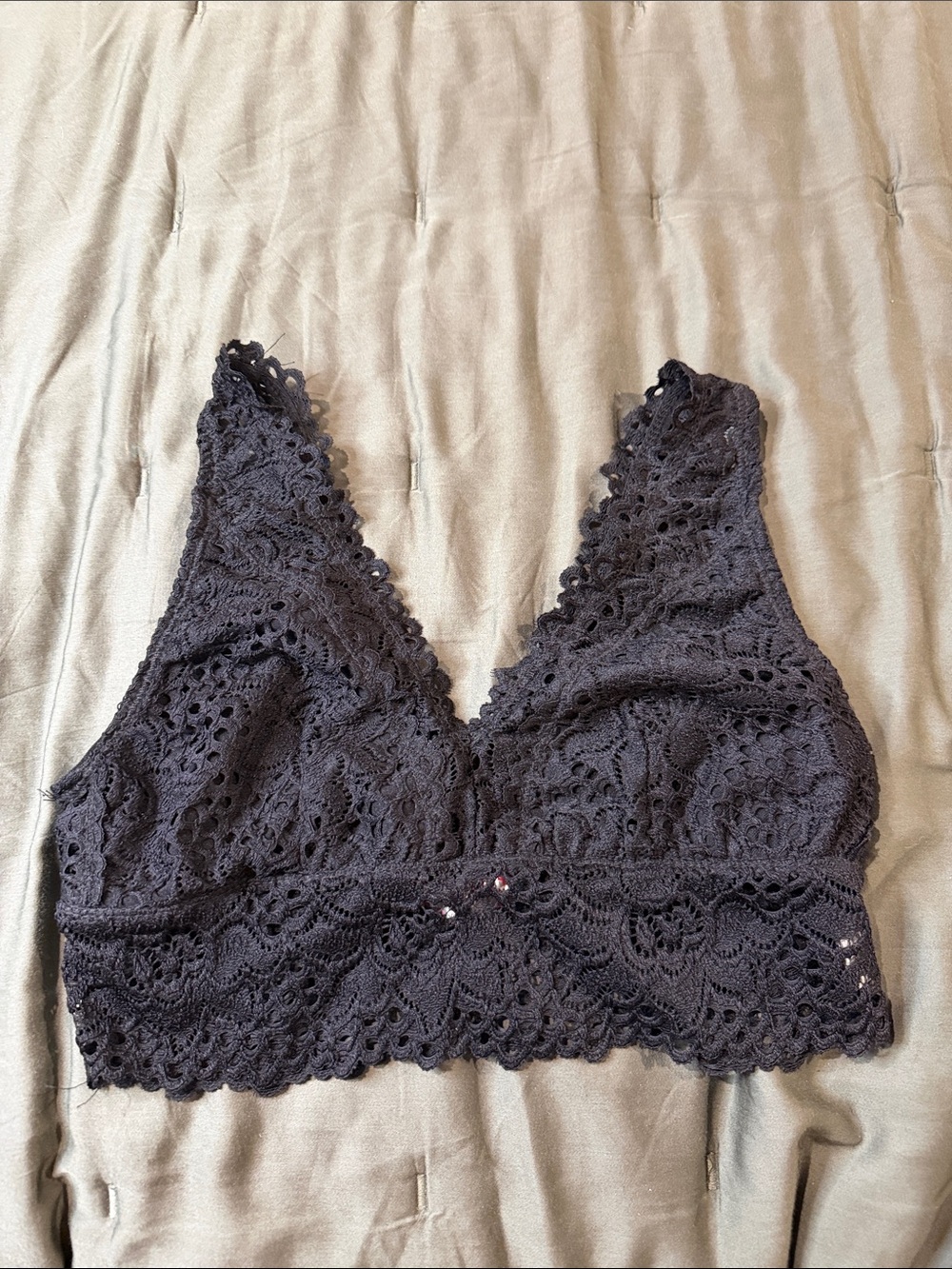 Altar'd State Black Lace Bralette